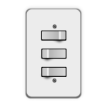 Three light switches