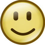 Vector image of simpe smiley