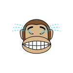 Monkey crying image