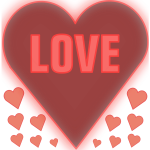 Love in a heart vector image