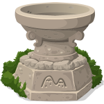 Stone shrine image