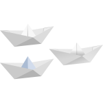 Paper boats