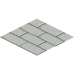 Silver floor tiles pattern vector image