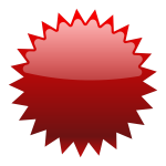 Red Star Button