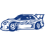 Sportscar vector graphics