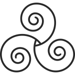 Triskelion drawing