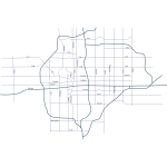 Street map of Wichita Kansas