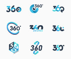 Set of 360 Degree Logo