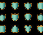 Shield Icons Set