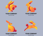 Rabbit Logo Set