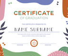 Modern Certificate of Graduation