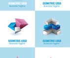 3D Logo Geometric Shapes Collection