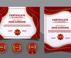 Certificate Gradient Modern Template