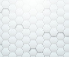 Modern White Hexagon Background