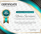 Modern Green Certificate Template