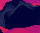 Abstract Background Concept with Pink Gradient Waves