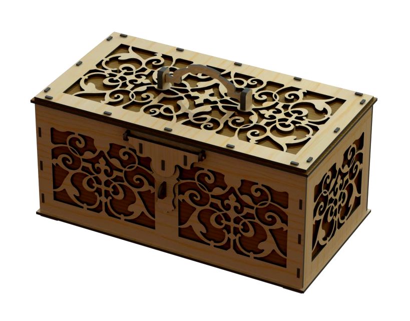 Laser Cut Box Template Free - Printable Templates