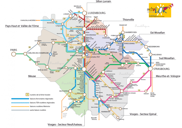 Региональные поезда по Франции, поезда по Лотарингии, автобусы по Лотарингии, транспорт Лотарингии, поезда Нанси, автобусы Нанси
