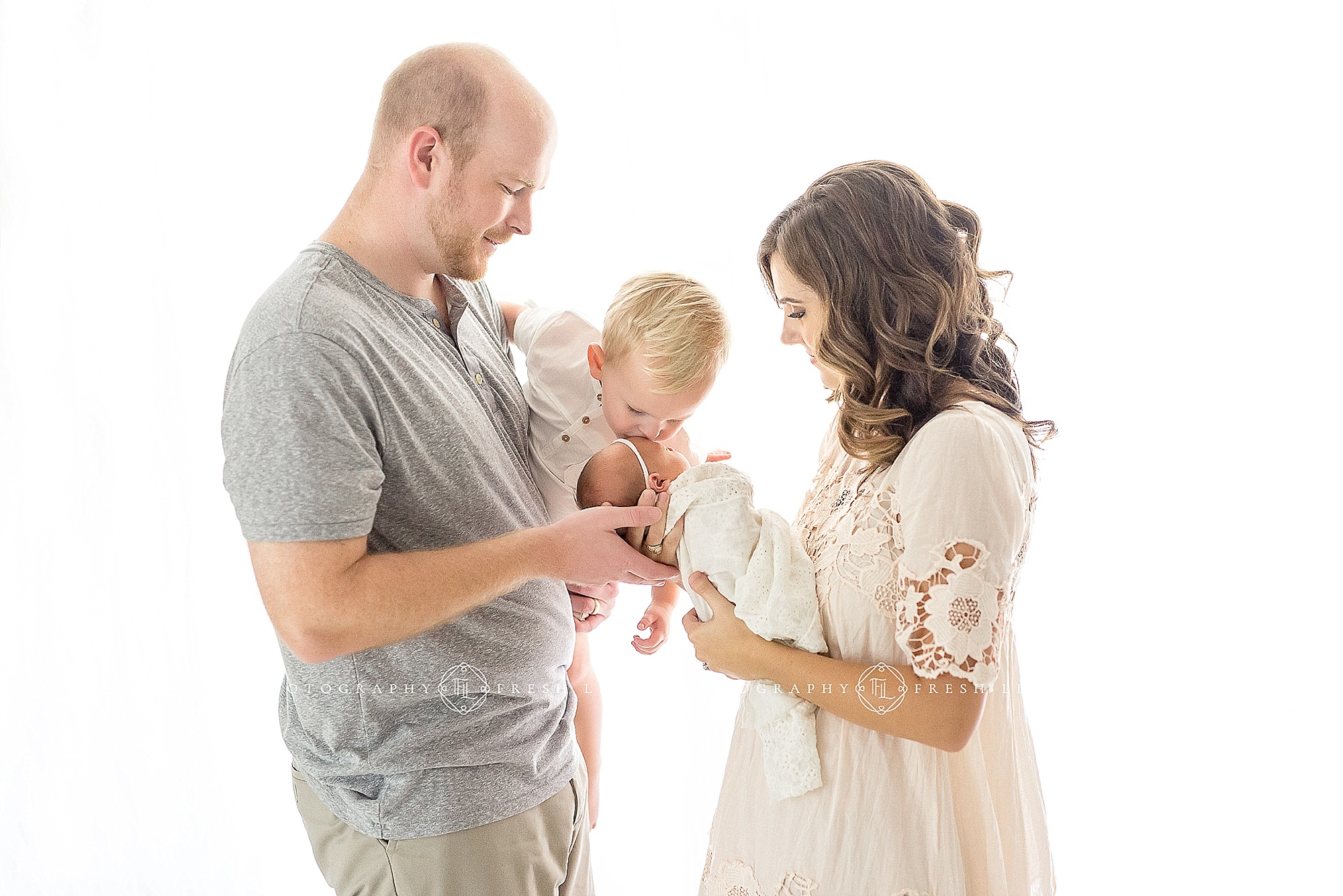 Family in studio