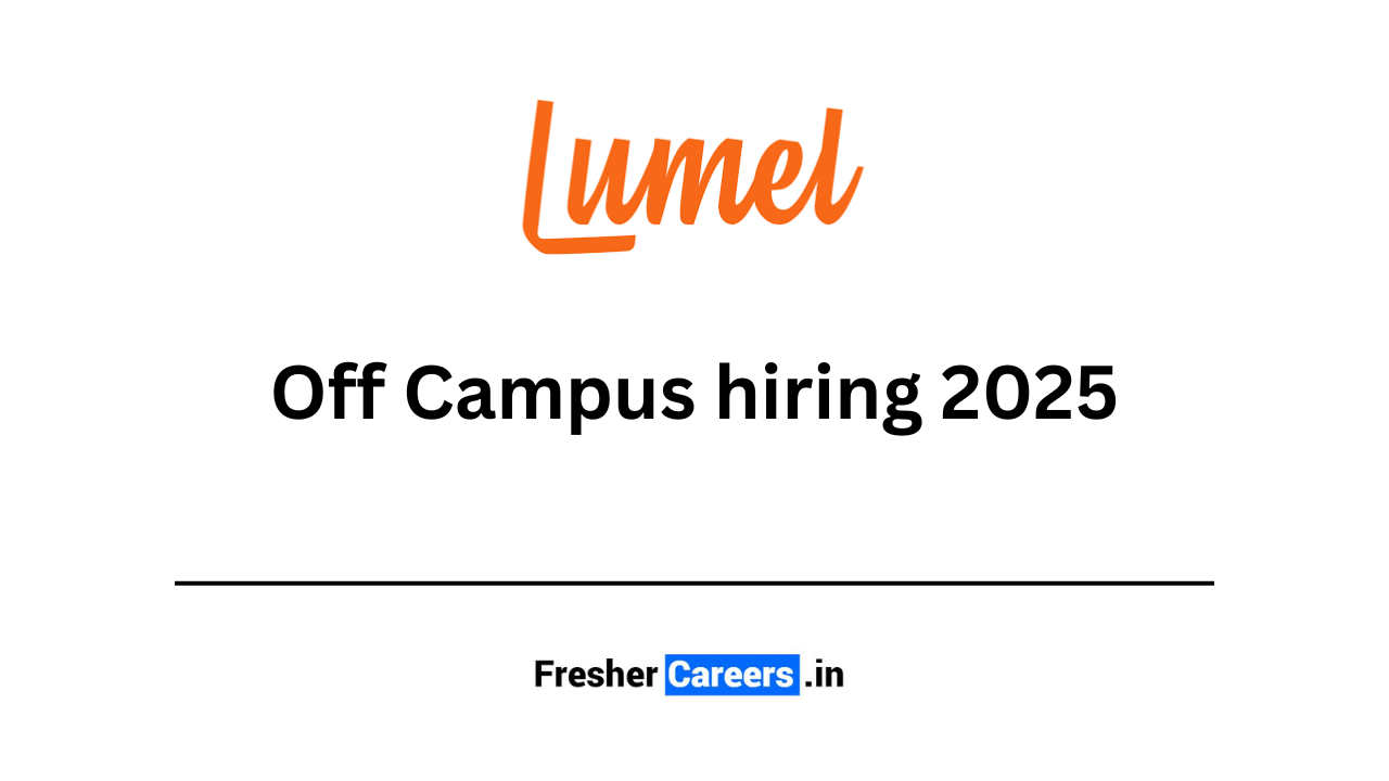 Lumel Off Campus hiring 2025