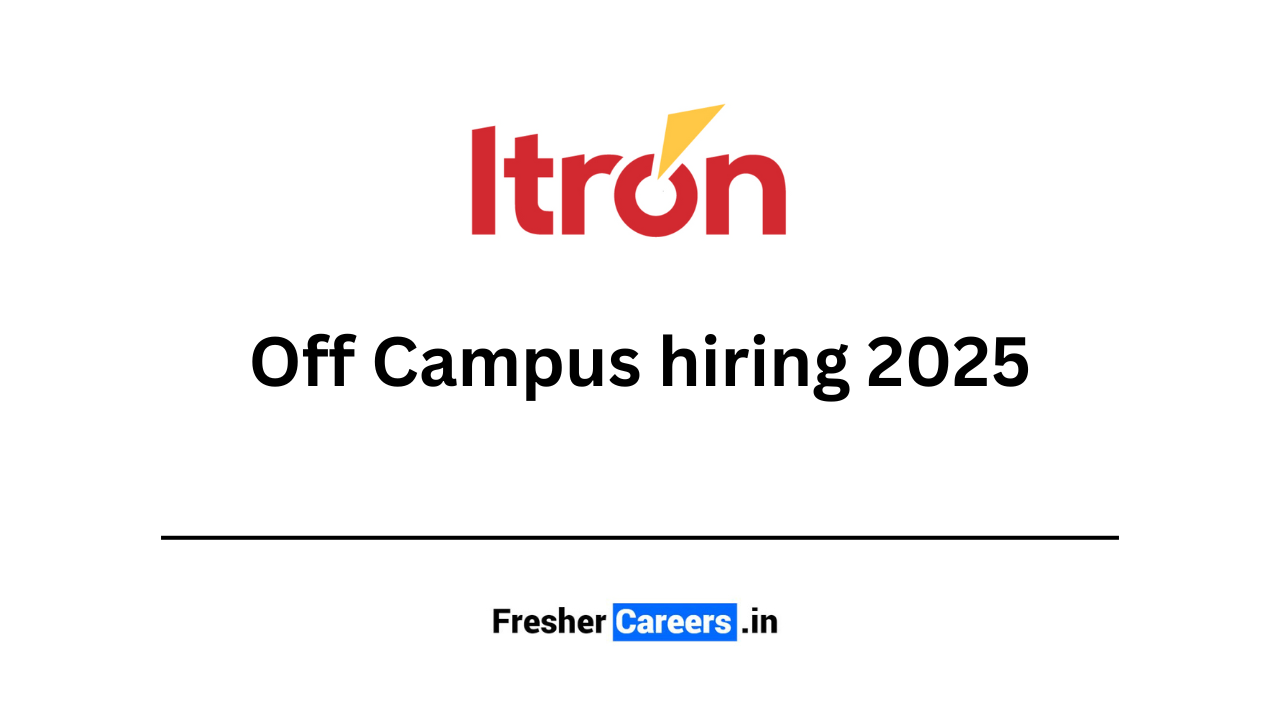 itron Off Campus hiring 2025