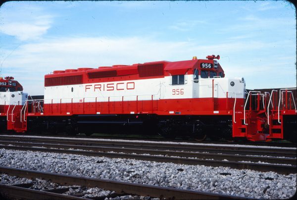 SD40-2 956 at Hazel Crest, Illinois on July 16, 1978