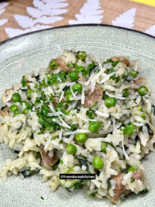 Delicious Risotto with Spinach Recipe without onion without garlic and without alliums