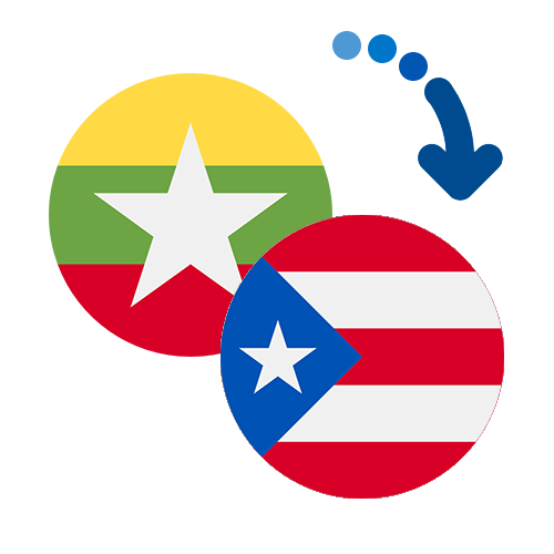 How to send money from Myanmar to Puerto Rico