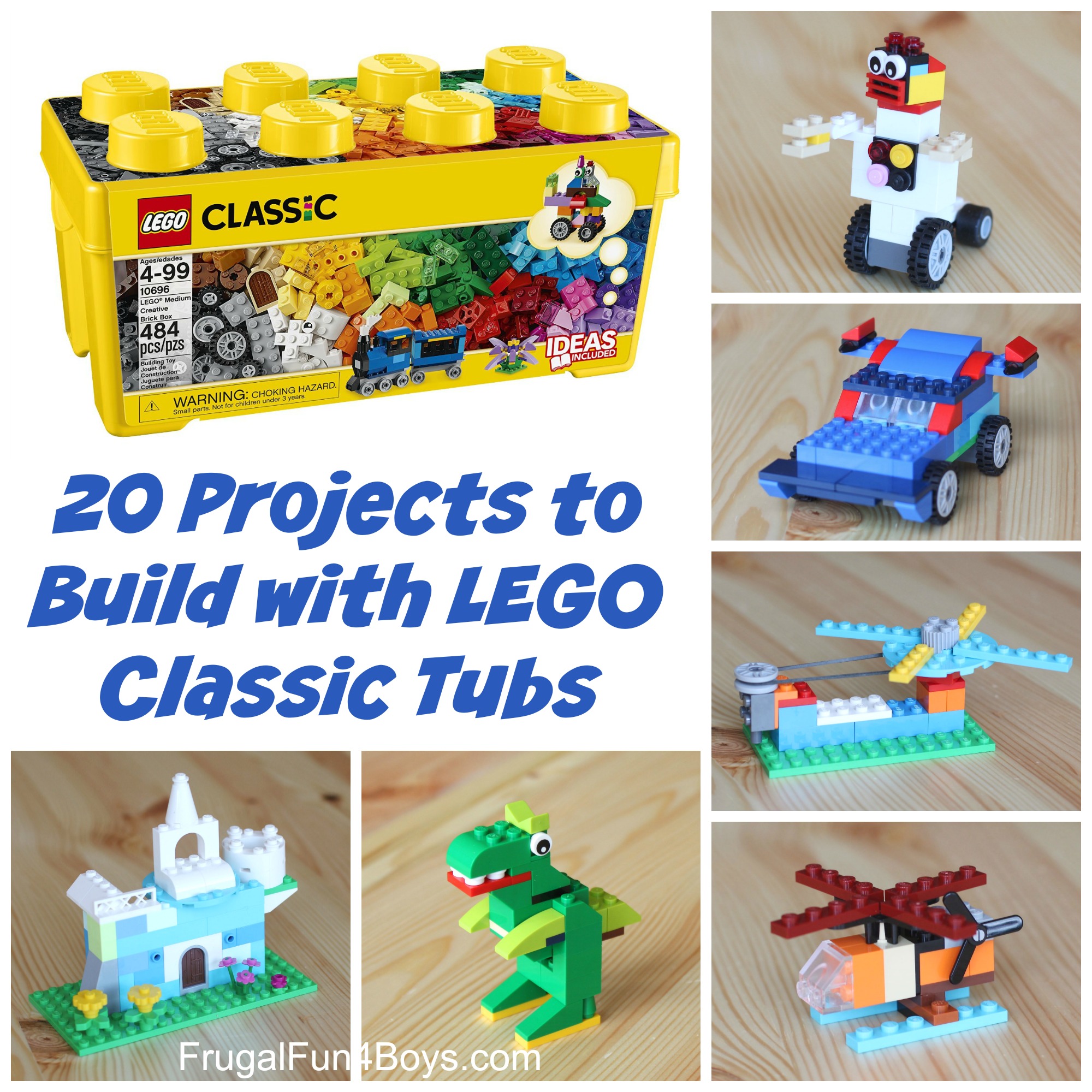 20 Simple Projects for Beginning LEGO Builders - Frugal Fun For Boys ...