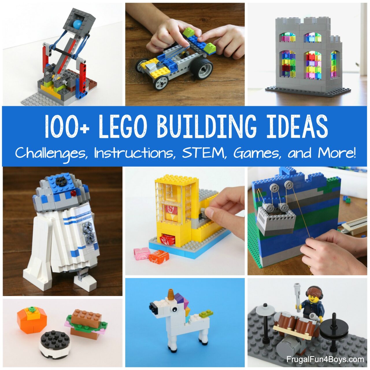 100+ Lego Building Projects for Kids - Frugal Fun For Boys and Girls