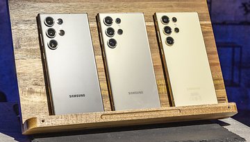 Samsung Galaxy S24 Ultra in three different colors