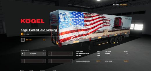 USA FARMING KOGEL AUTOLOADER TRAILER V1.0