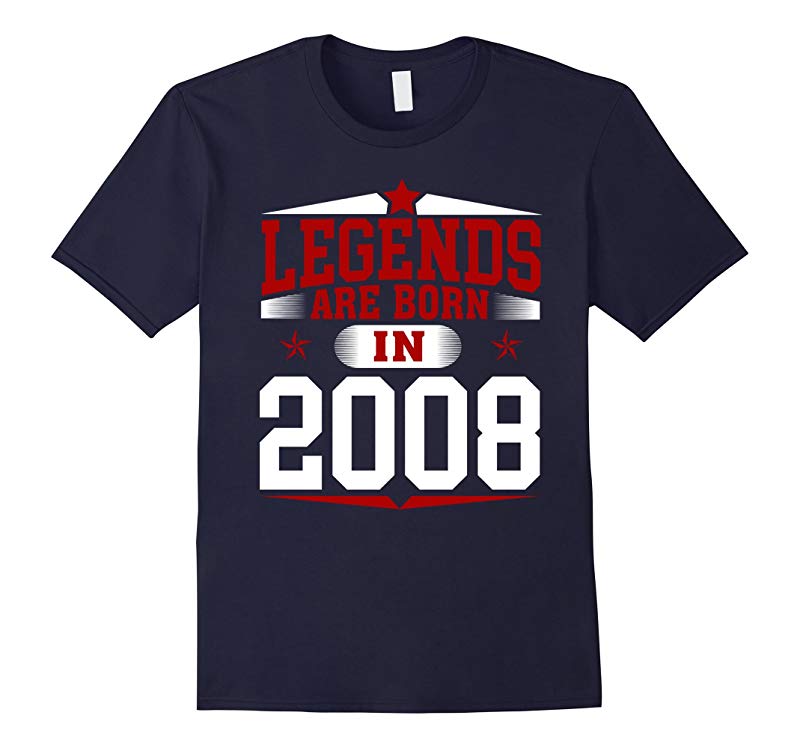 9th Year Old Boy Shirt Legends Are Born In 2008-RT