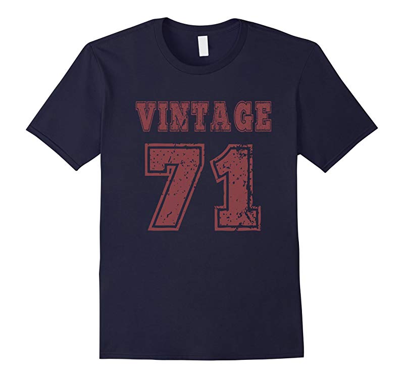 1971 Vintage Birthday Gift T-shirt For Men Women-RT