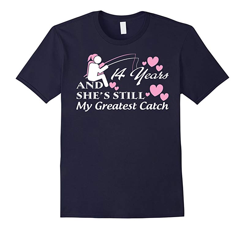 14th Wedding Anniversary Gifts - Funny Fishing Shirts-RT