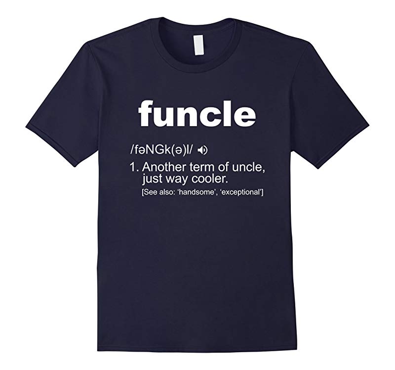 Mens Funny Uncle Funcle Definition Tee Shirt-BN