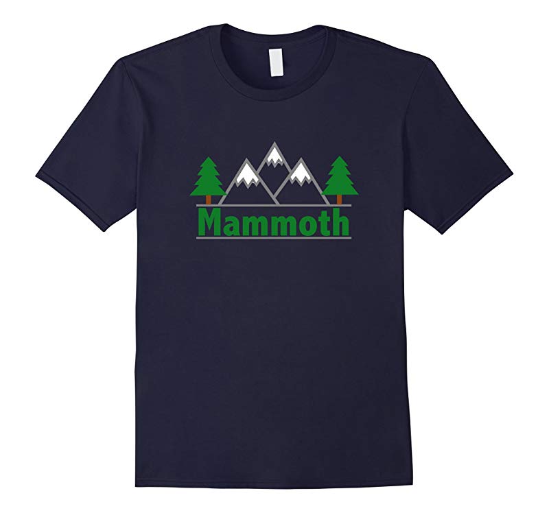 Mammoth California - Mountain  Trees Color T-Shirt-RT