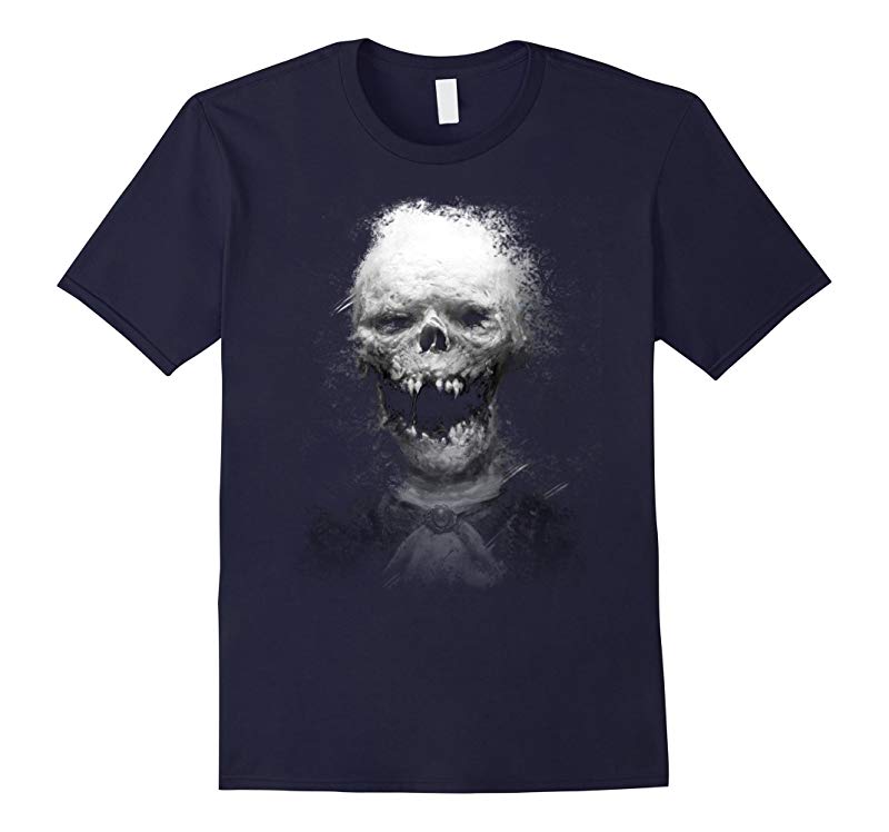 3D Skull Scary Halloween T shirt-RT