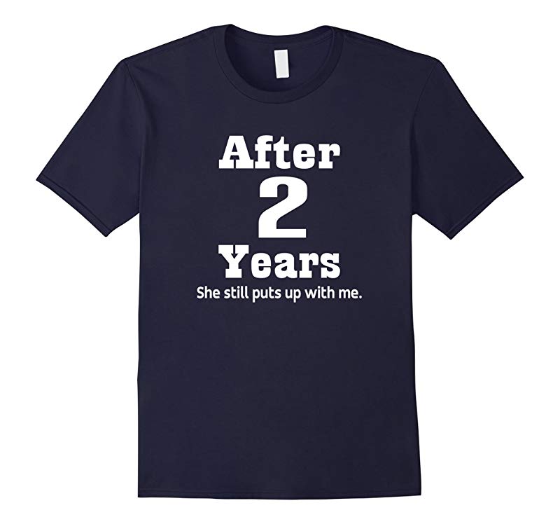 2nd Anniversary T-shirt Funny Mens Party Photo Tee-RT