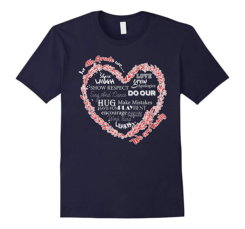 4th grade WE ARE FAMILY Teacher T- Shirt-RT