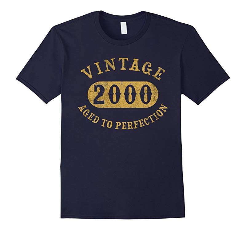 17 years old 17th Birthday B-day Gift Vintage 2000 T-Shirt-RT