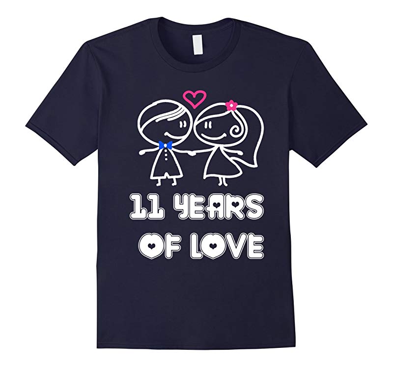 11 Years Of Love Shirt - Wedding Anniversary Gifts By Year-RT