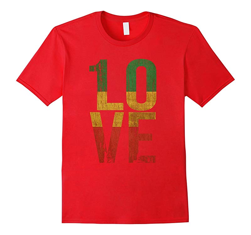 1 Love T Shirt For Reggae Music Fans-RT