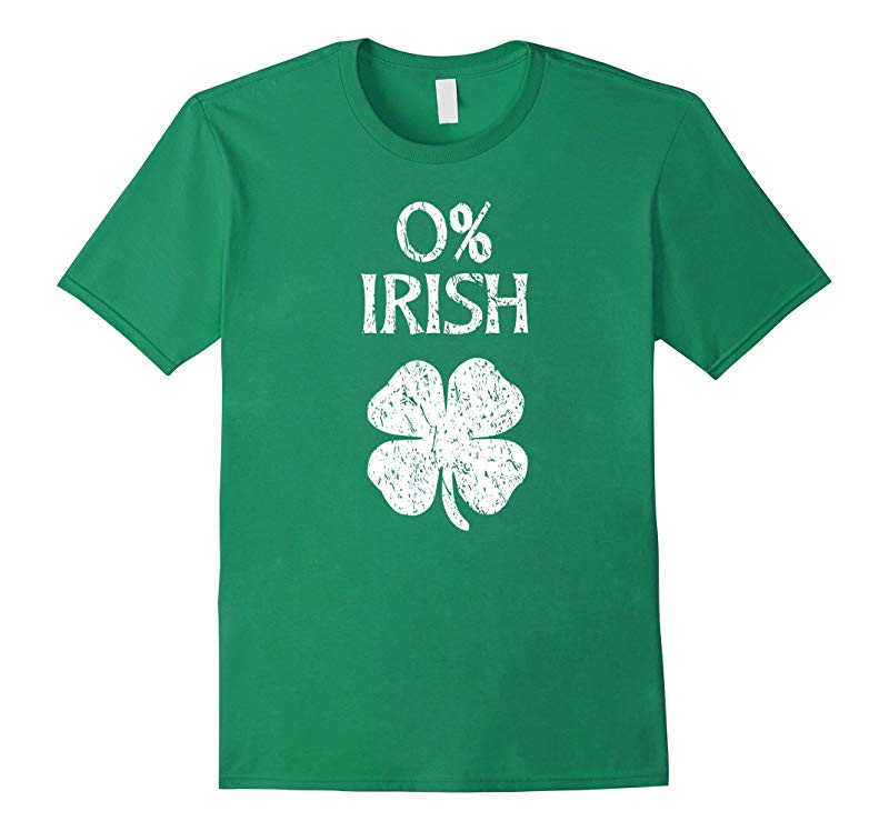 0% Irish Vintage St. Patrick Day T Shirt-RT