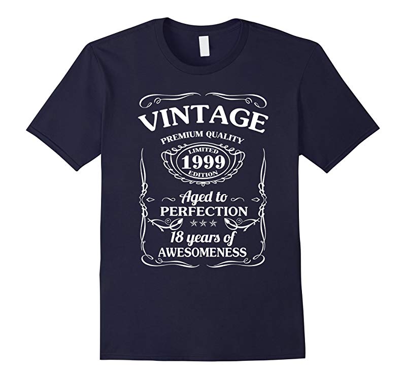 18 year old birthday gifts Vintage 1999 T-shirt-RT