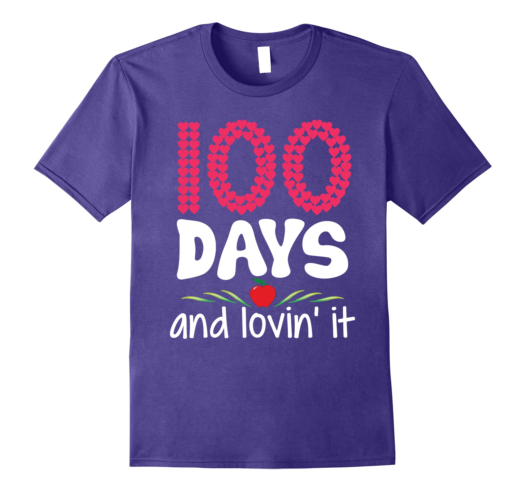 100 Days and Lovin' It Loving 100th Day Teacher Kid T-Shirt-RT