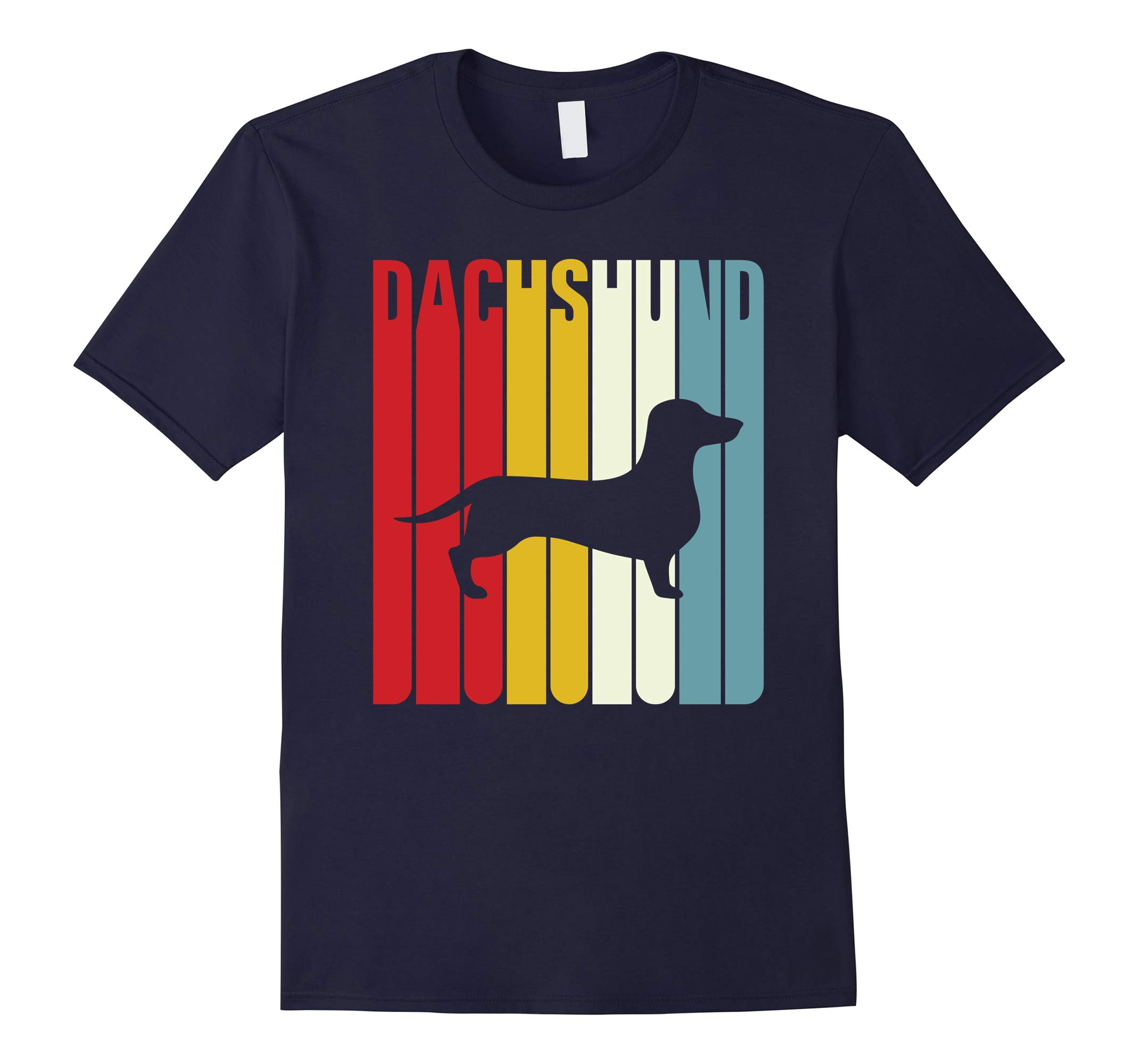 'Dachshund Silhouette' Cool Dog Dachshund Shirt-RT