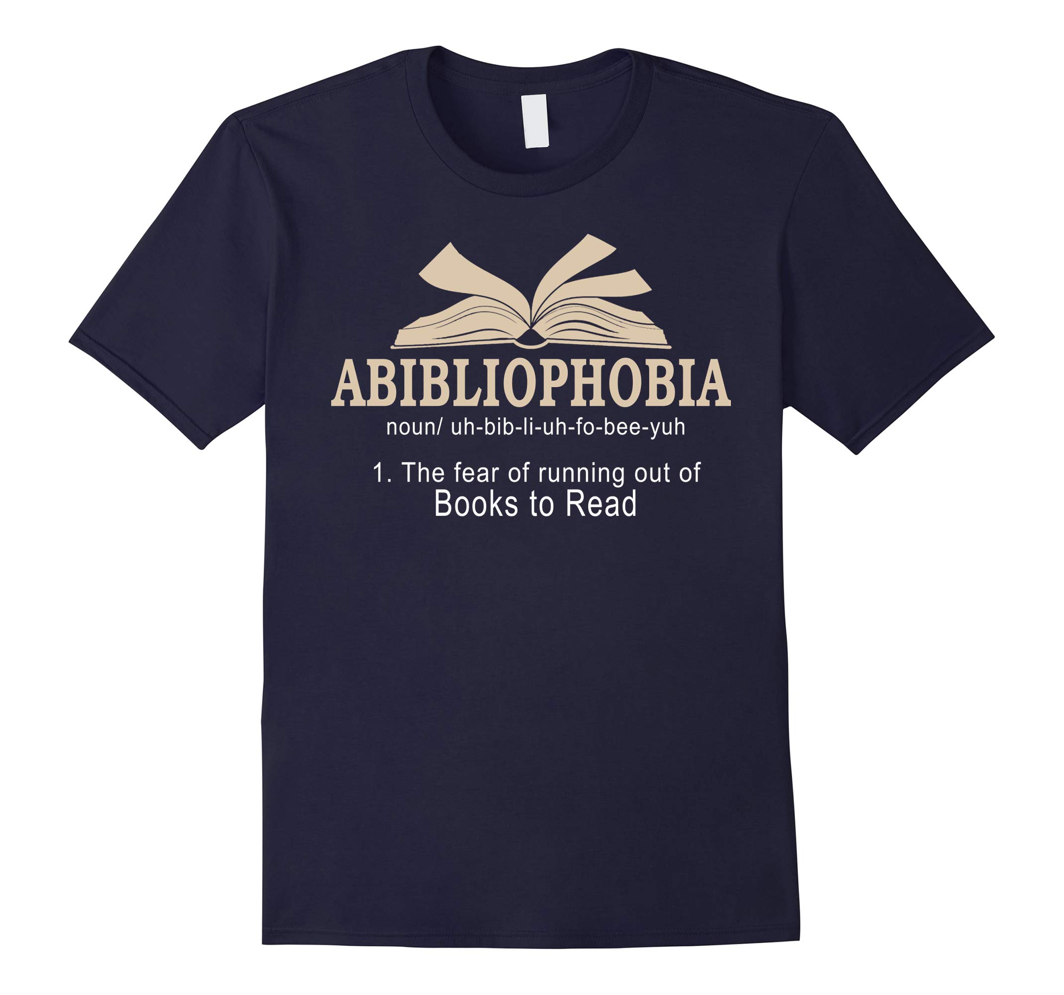 Abibliophobia Reading Book Lover T-shirt Gift-RT