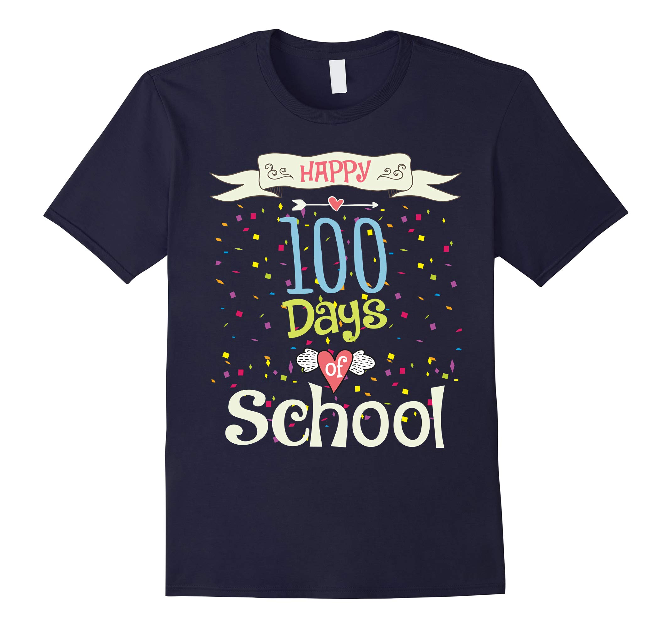 100 Days Of School Shirt for Kids, Boy & Girl, Happy 100th-RT