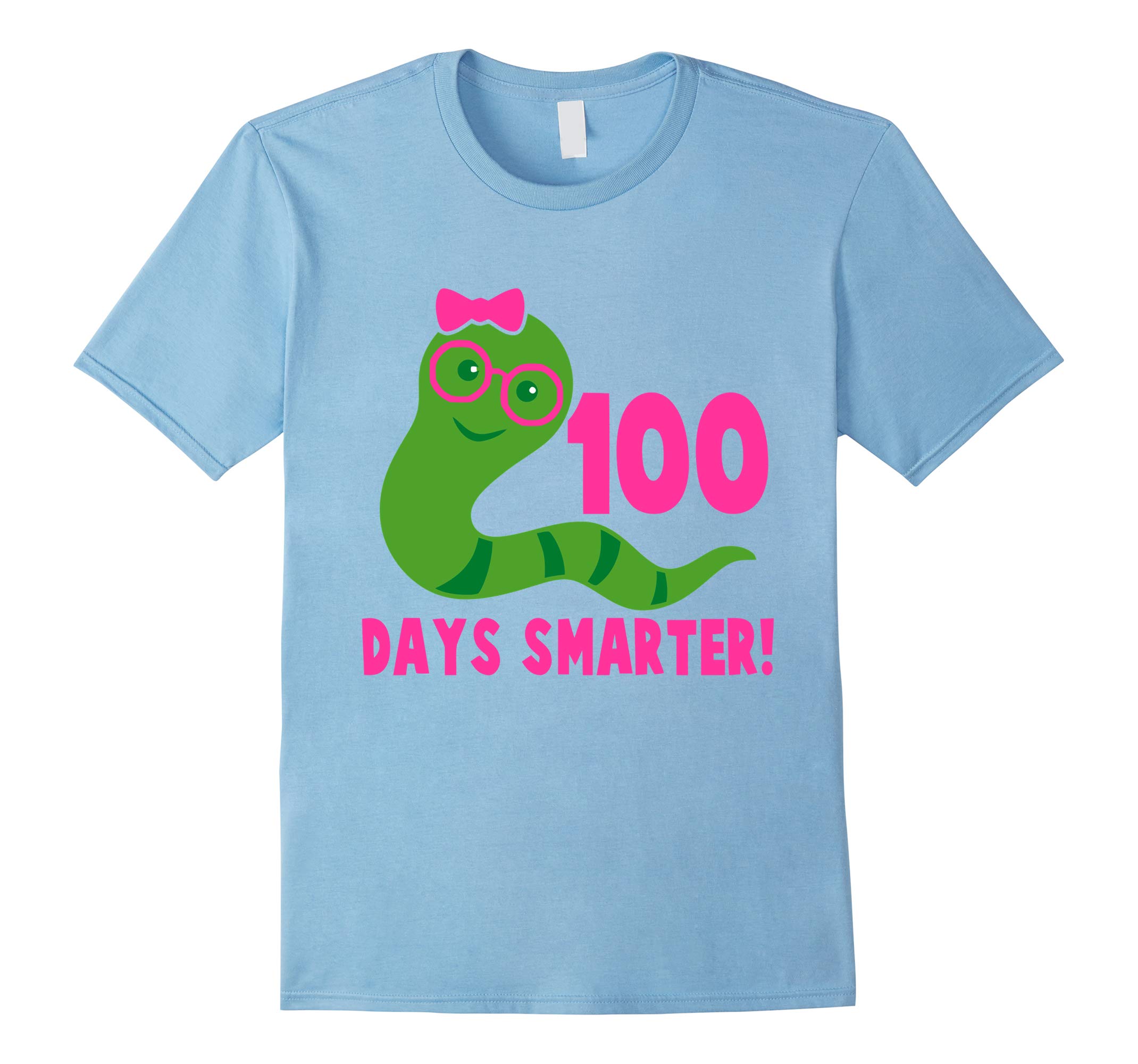 100 Days Smarter Girl Shirt 100th Day of School Celebration-RT